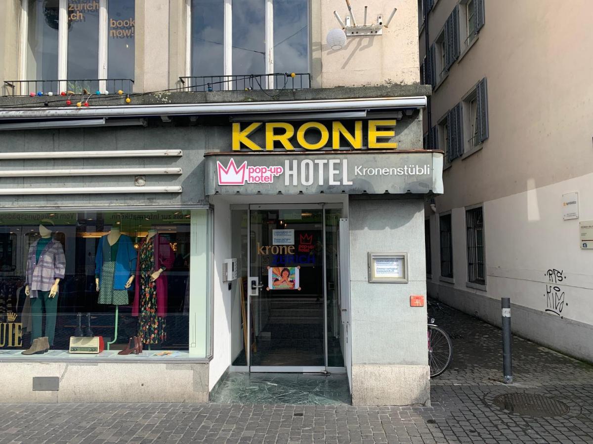 Pop Up Hotel Krone Zuerich Kültér fotó